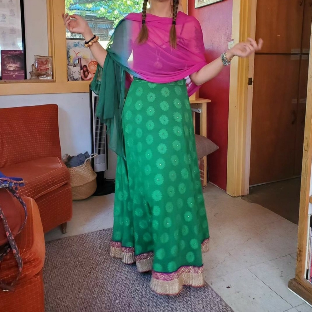 Handmade Indian Lehenga Skirt